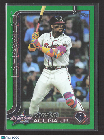 2025 Topps Update Series Green #ASG-18 Ronald Acuña Jr. Atlanta Braves Baseball Card