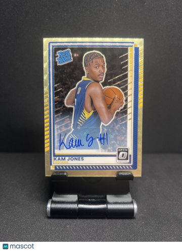 2025 DONRUSS KAM JONES RATED ROOKIE OPTIC AUTO GOLD VINYL 1/1 RC