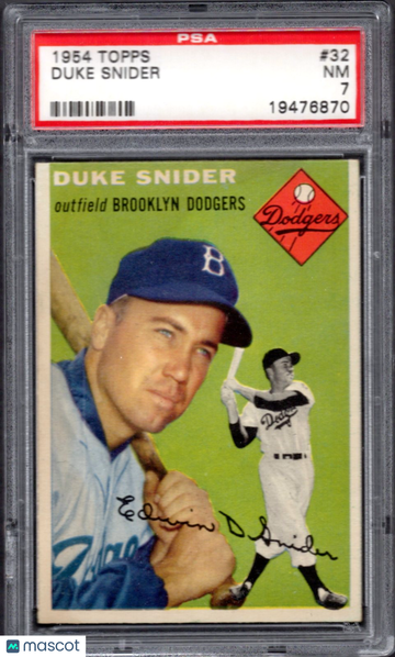 1954 Topps Duke Snider #32 PSA 7