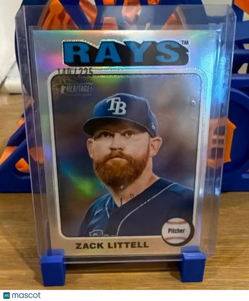 2024 Topps Heritage - Chrome Silver Refractor Zack Littell #713