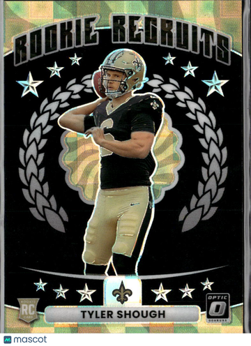 2025 Panini Donruss Optic Rookie Recruits Tyler Shough #14 Checkerboard /149 RC