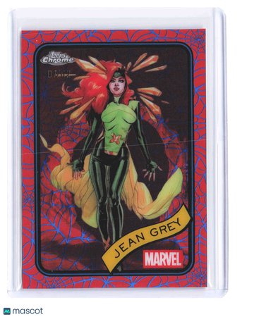 2025 Topps Chrome Marvel Red Web Jean Grey Phoenix 07/62 #94 Trading Card