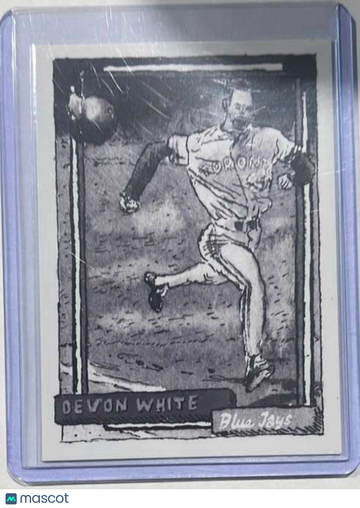 2024 Topps Spotlight Baseball Devon White #13 Grayscale Filter