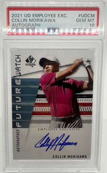 2021 UD Future Watch COLLIN MORIKAWA Employee Exclusive POP 4! RARE! PSA 10! Rookie Auto!
