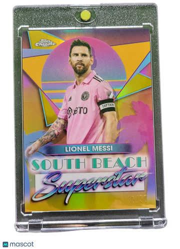2024 Topps Chrome South Beach Superstar Lionel Messi #SB-6 /60