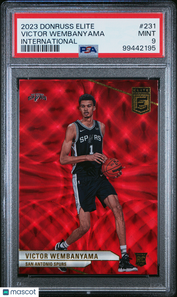 2023 Panini Donruss Elite Victor Wembanyama #231 International PSA 9