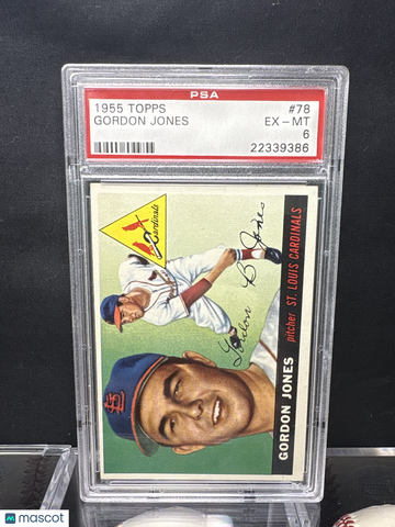 1955 Topps Gordon Jones #78 PSA 6