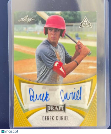 2021 Leaf Metal Draft Derek Curiel #BA-DC1