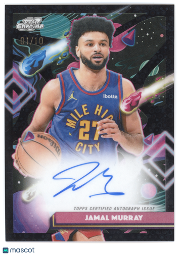 2026 Topps Cosmic Chrome Jamal Murray #CCA-JM Black Refractor /10