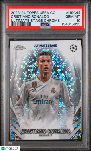 Cristiano Ronaldo 2023-24 Topps UEFA Club Competitions #USC44 Ultimate Stage Chrome