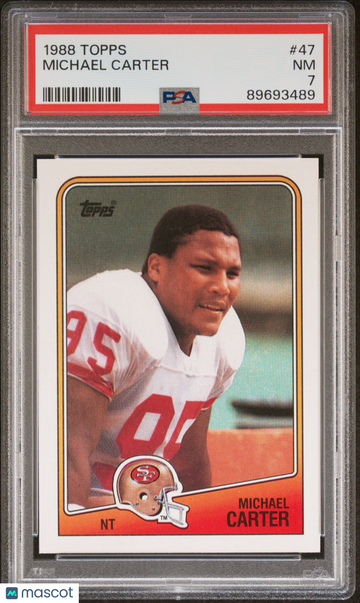 1988 Topps Michael Carter #47 PSA 7