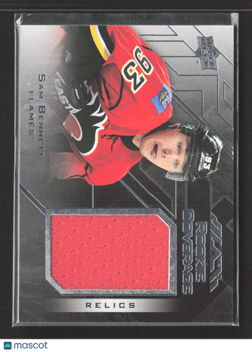 2016 Upper Deck Black Rookie Coverage Relics Sam Bennett #RCOV-SB Memorabilia Jersey