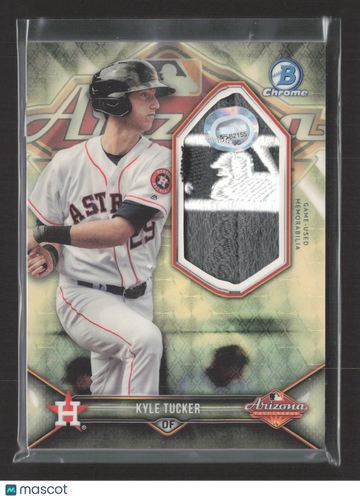 2018 Bowman Chrome Kyle Tucker #AFLR-KT Superfractor Game-Used Memorabilia
