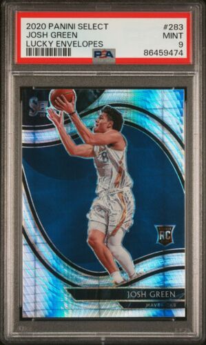 2020-21 Panini Select Josh Green Lucky Envelopes Courtside /8 #283 PSA 9