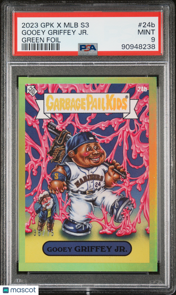 2023 Topps Garbage Pail Kids X MLB Series 3 Ken Griffey JR. 36/75 #24b PSA 9