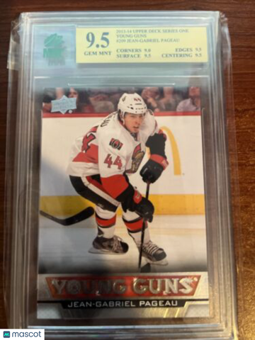 2013-14 Upper Deck Jean-Gabriel Pageau #209 Rookie MNT 9.5