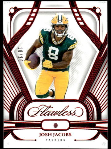 2024 Panini Flawless 24 Josh Jacobs /20 VG Packers