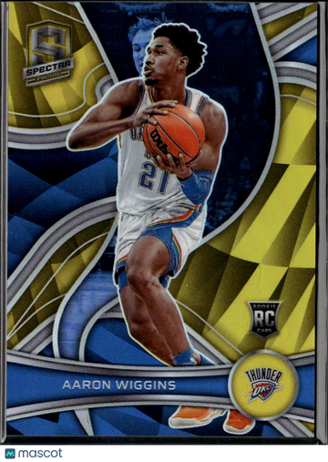 Aaron Wiggins 2022 Panini Spectra Prizm RC /10 Oklahoma City Thunder
