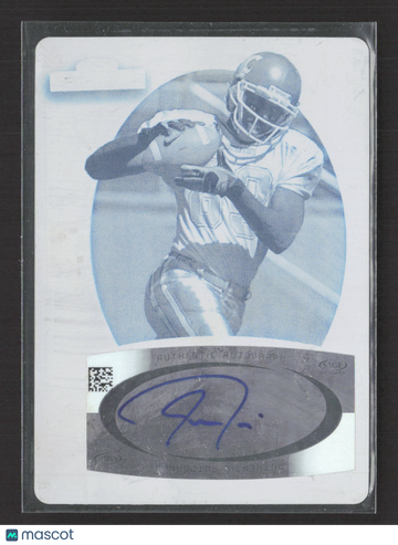 2007 SAGE DECADEnce Jason Hill #R35 Cyan Printing Plate Printing Plate One-of-One