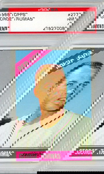 1966 Topps George Thomas #277 PSA 7 P1357