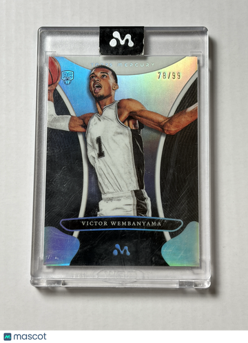 2023-24 Topps Mercury Victor Wembanyama Victor Wembanyama #3 Nicely Centered Mint Parallel/Variety Rookie Short Print 78