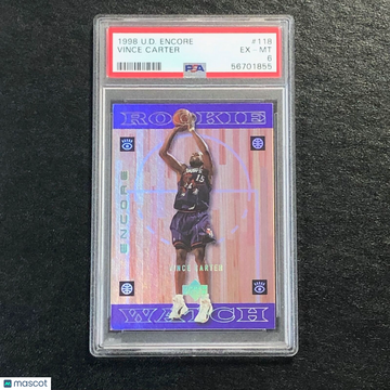 1998 Upper Deck Encore Vince Carter #118 PSA 7