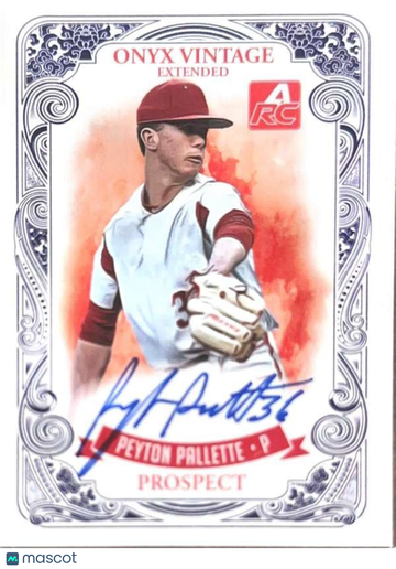 2021 Onyx Vintage Extended - Blue Signatures Peyton Pallette #EAPP