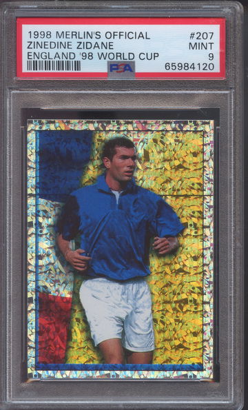 1998 Merlin's Official England World Cup Stickers PSA 9 #207 POP 1 None Higher