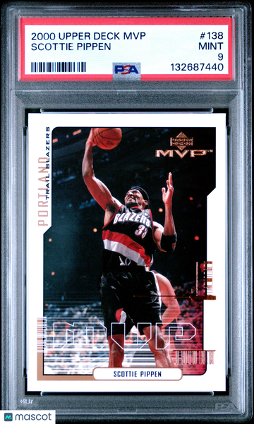 2000 Upper Deck MVP Scottie Pippen #138 PSA 9