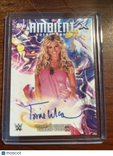 2025 Exalted Torrie Wilson #AMA-TWN AmbientAutographs 1st Edition Exclusive Topps