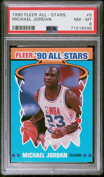 1990 Fleer All-Stars Michael Jordan #5