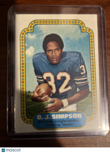 1974 Topps O.J. Simpson #1