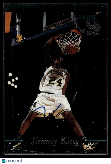 1995 Classic Rookies Jimmy King #NNO Autograph Edition Autographs AU