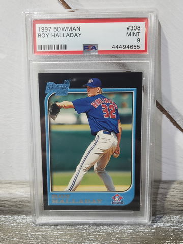 1997 Bowman Roy Halladay psa 9