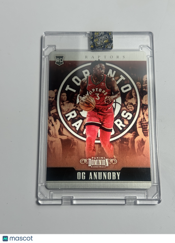 2017 Panini Dominion OG Anunoby #107 Metal /49 Short Print Nicely Centered Mint Parallel/Variety Rookie Base Set Insert