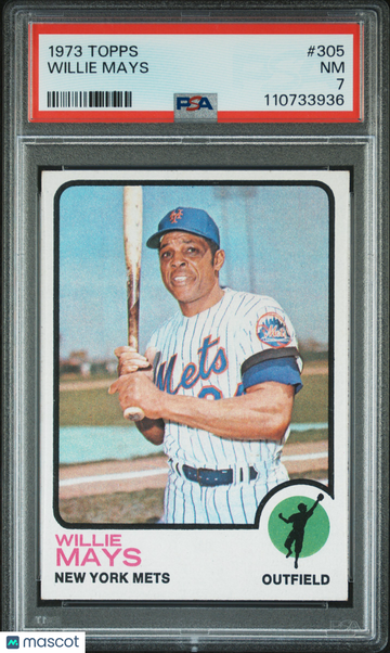 1973 Topps Willie Mays #305 PSA 7