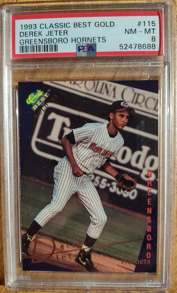 1993 Classic Best Gold ML Derek Jeter PSA 8