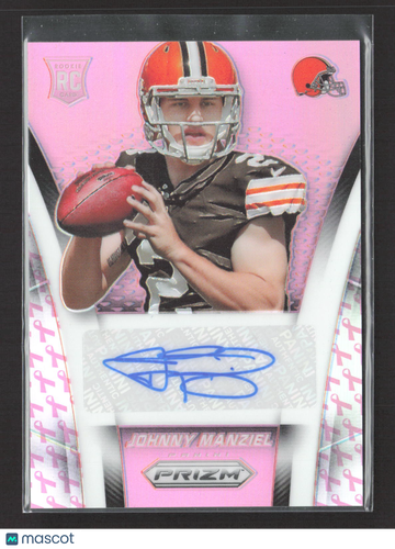 2014 Panini Prizm Johnny Manziel #AR-JF Pink Ribbon /35 RC