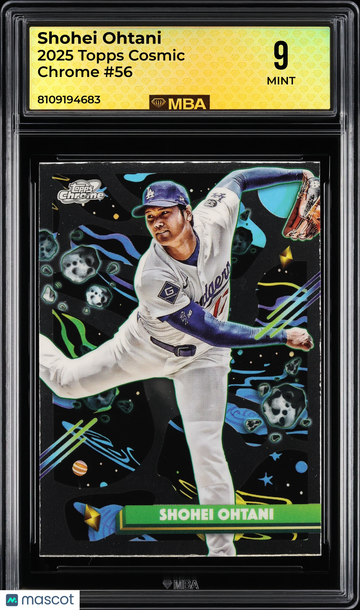 2025 Topps Cosmic Chrome Shohei Ohtani #56 MBA 9