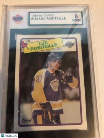 1988-89 Topps Luc Robitaille #124 KSA 8