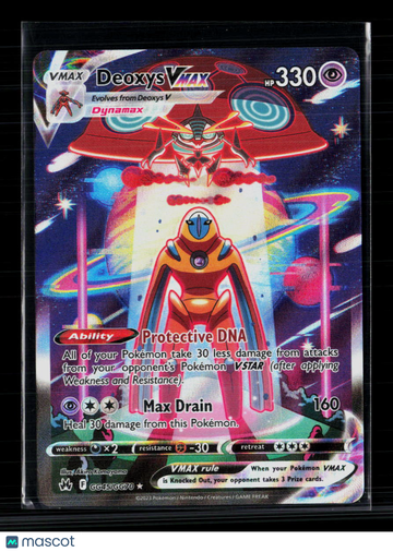 2023 Crown Zenith Deoxys VMAX Holo Rare SAR #GG45/GG70