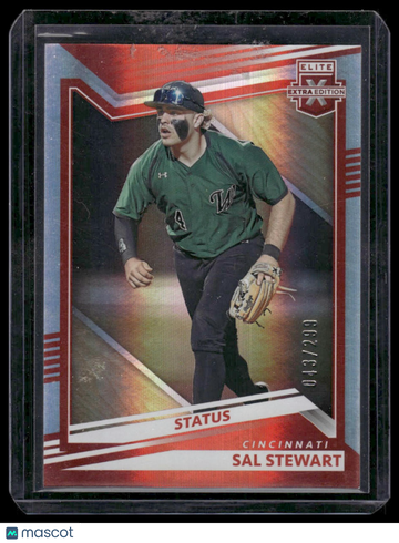 2022 Panini Elite Extra Edition Status Sal Stewart #32 Status /299