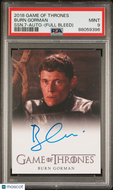 2018 Game Of Thrones Season 7-Autograph Burn Gorman (Full Bleed) PSA 9