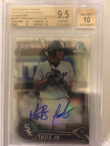 Fernando Tatis Jr 2016 Bowman Chrome
