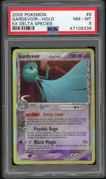 2005 Pokemon Ex Delta Species Holo Gardevoir #6 PSA 8