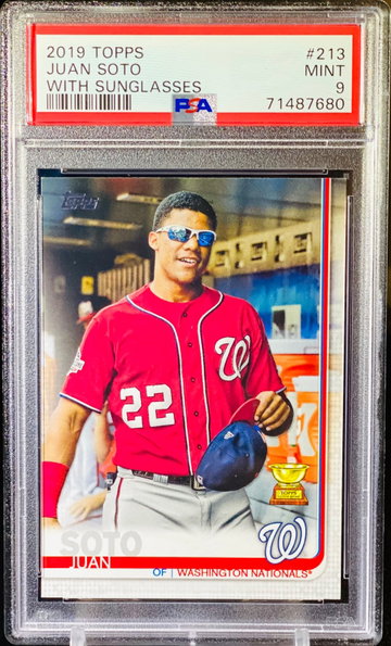 Juan Soto Sunglasses SP PSA 9 Topps 2019