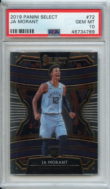 Ja Morant Select Concourse Rookie PSA 10 NEP