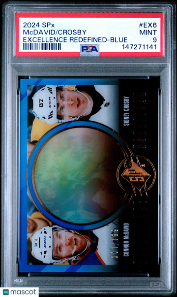 2024 SPX Excellence Redefined Crosby McDavid #EX6 Blue PSA 9