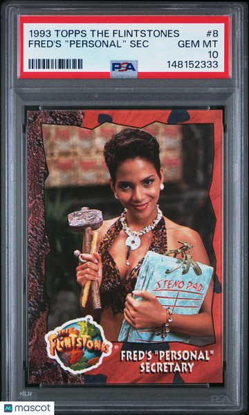 1993 Topps The Flintstones Halle Berry ROOKIE #8 PSA 10