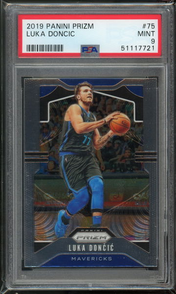 2019 Prizm Luka Doncic PSA 9